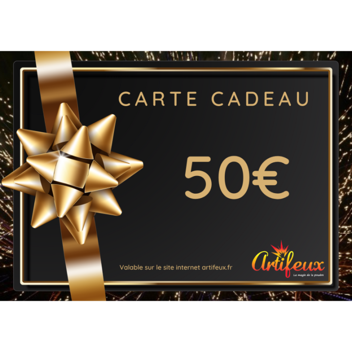Carte cadeau 50€