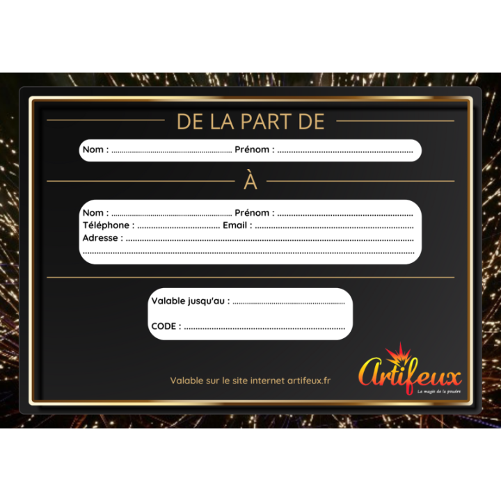 Carte cadeau 150€